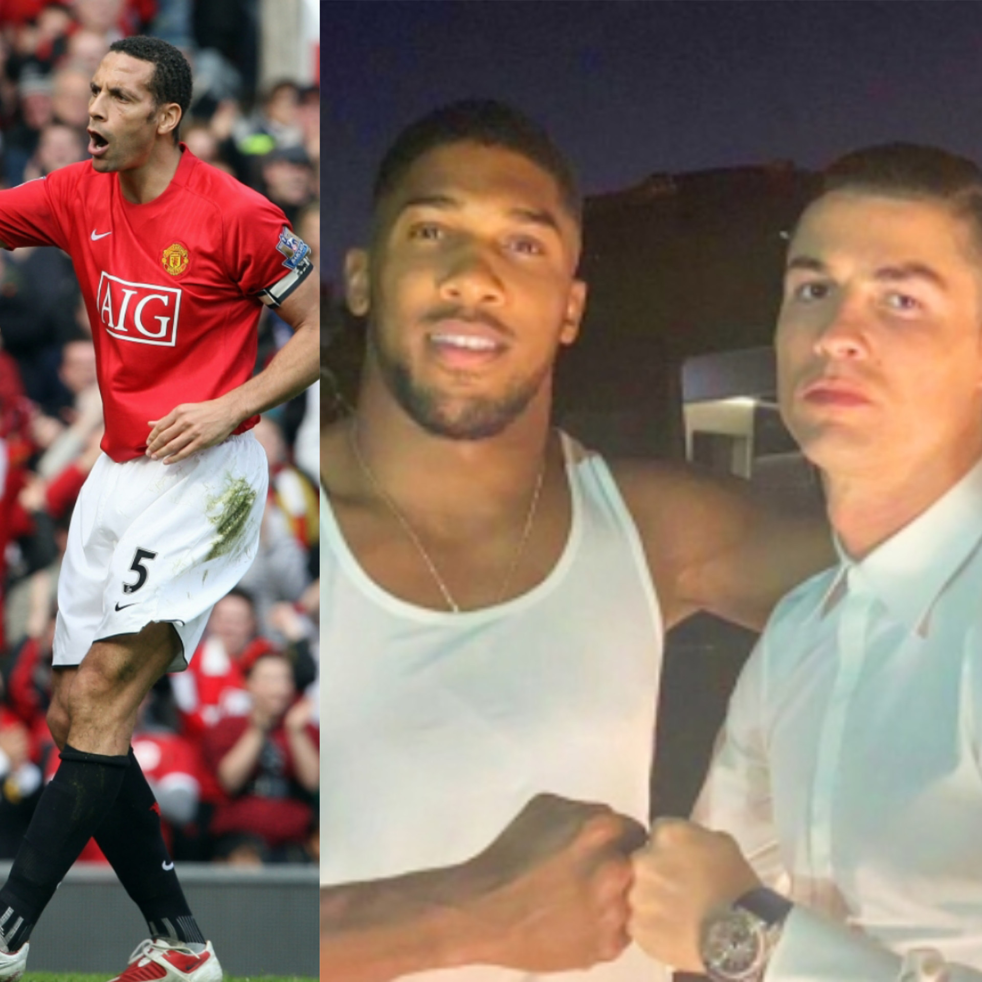 Rio Ferdinand advices Anthony Joshua on what he can learn from Cristiano Ronaldo ahead of world titl