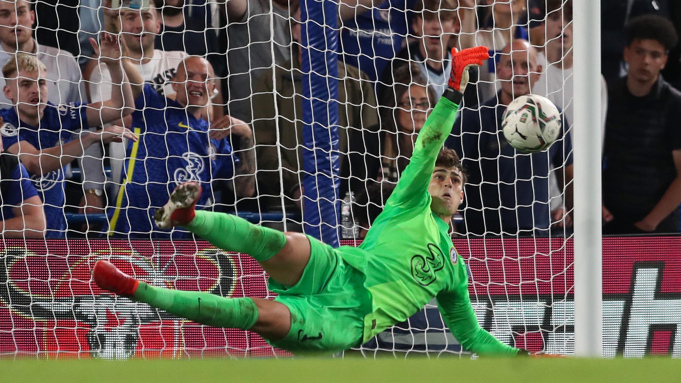 'Wow!' - Chelsea fans say the same thing after what Kepa Arrizabalaga did vs Aston Villa