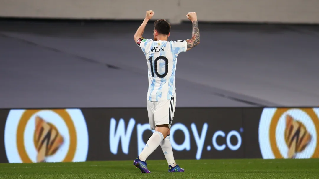 Lionel Messi scores landmark 80th international goal in Argentina win
