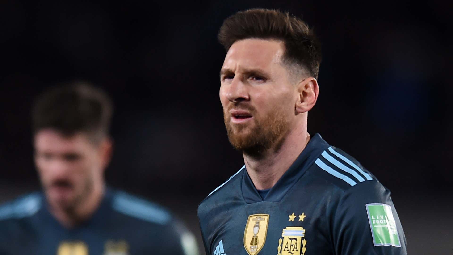 Messi hits out at referee, saying 'he does it on purpose' after Argentina scrape 1-0 win over Peru