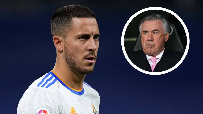 Is Hazard's Real Madrid career almost over? €140m signing just a glorified cheerleader under Ancelot