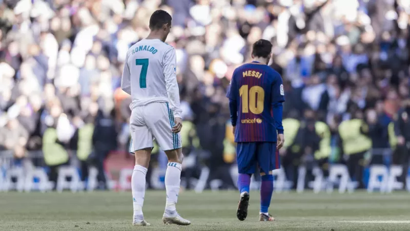 LIONEL MESSI MISSES RONALDO RIVARY