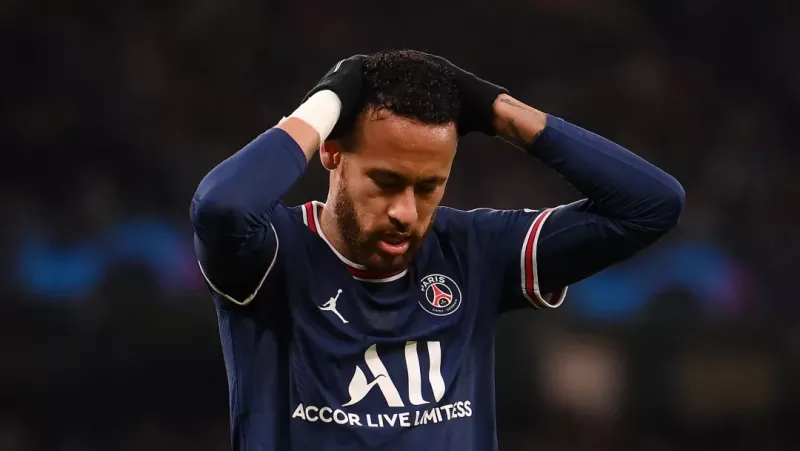 NEYMAR FAILS AGAIN TO PERFORM FOR PSG ON CHAMPIONS LEAGUE NIGHT