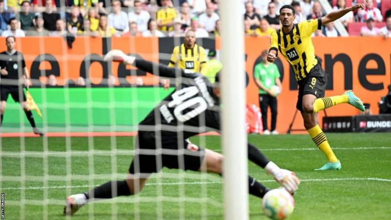Borussia Dortmund are one win away from the Bundesliga title.